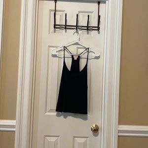 Black tank top